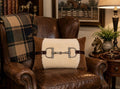 Shearling D-Ring Bit Pillow